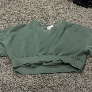 Aerie Sage Green Crop Top